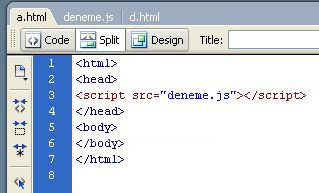 Javascriptin Html Sayfa İ&ccedil;erisine Yazılma Şekilleri