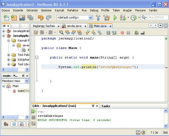 Java Escape Sequence Kullanımları